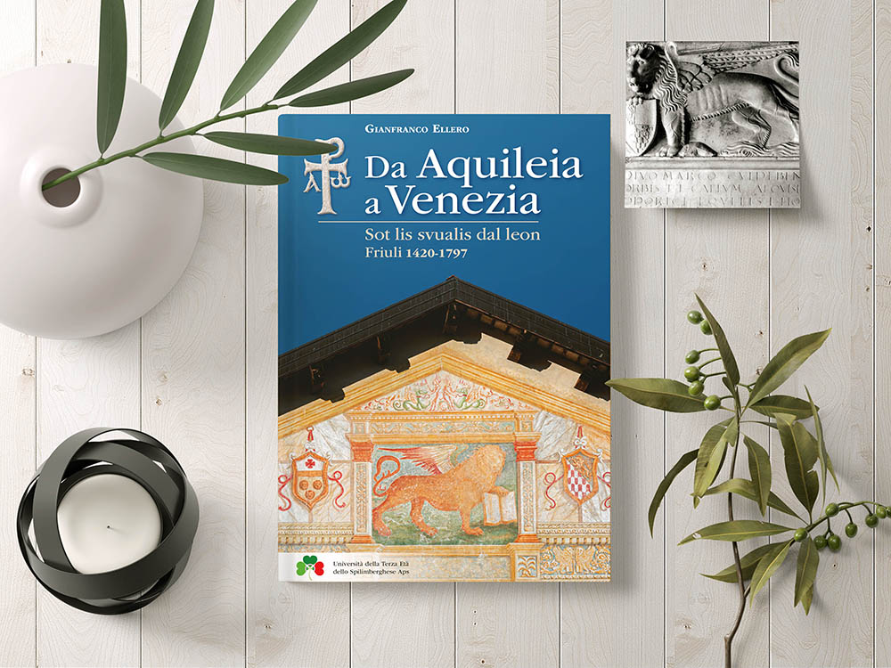 1 Libro Aquileia con copertina rigida e ulivo